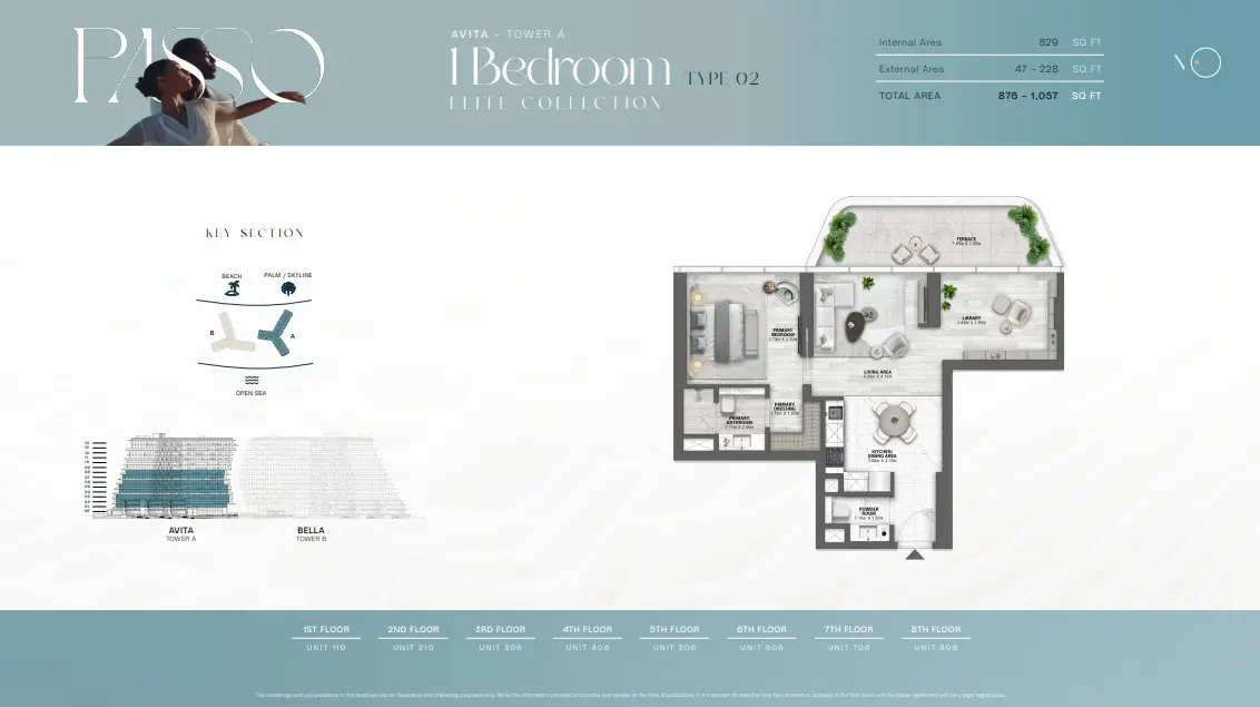 Floor plan for Type 02-EC