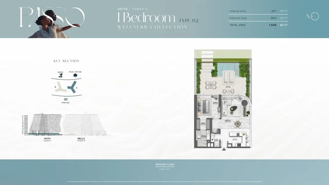 Floor plan for Type 02-WC