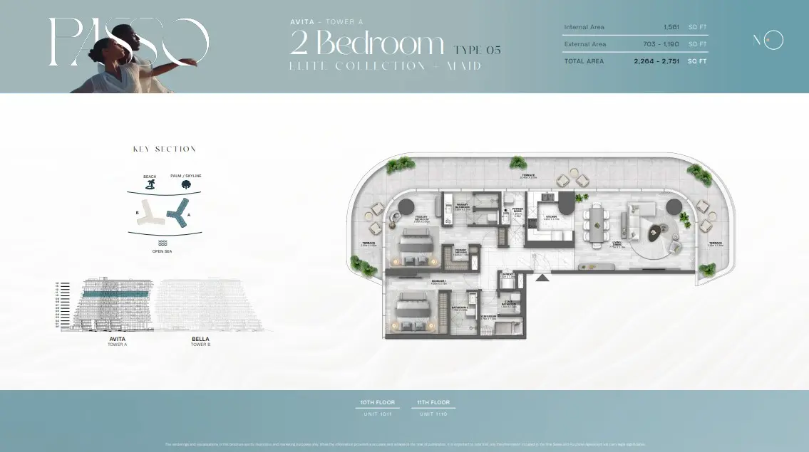 Floor plan for Type 05-ECM