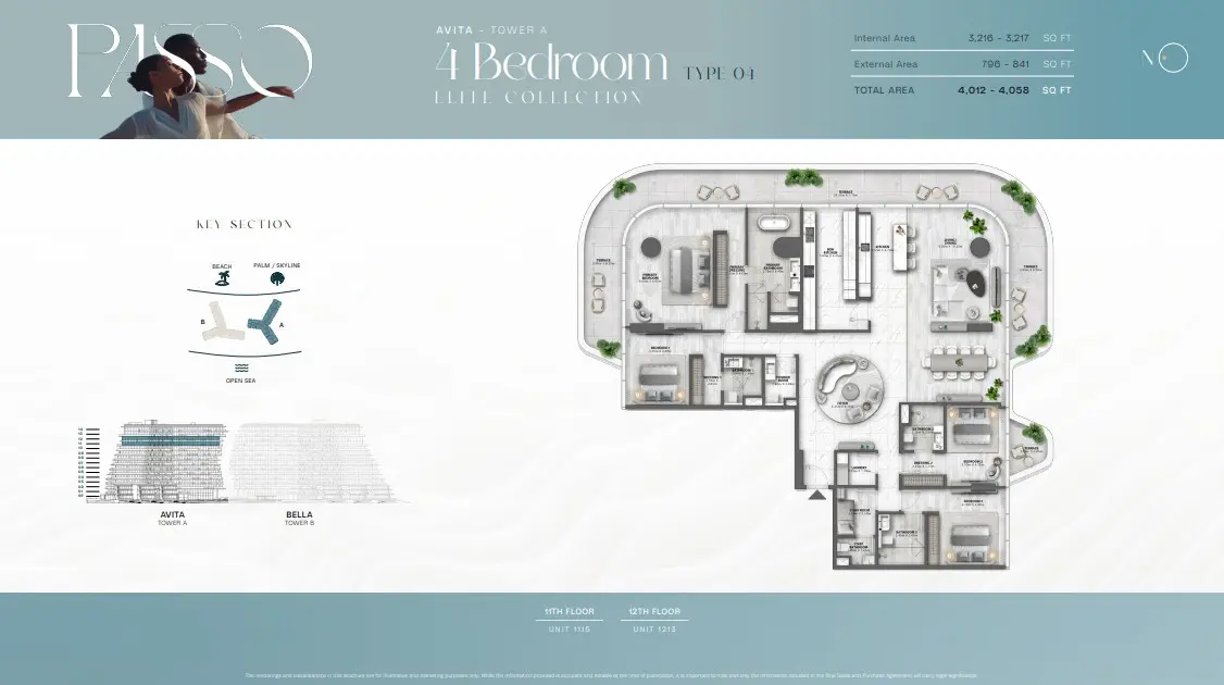Floor plan for Type 04-EC
