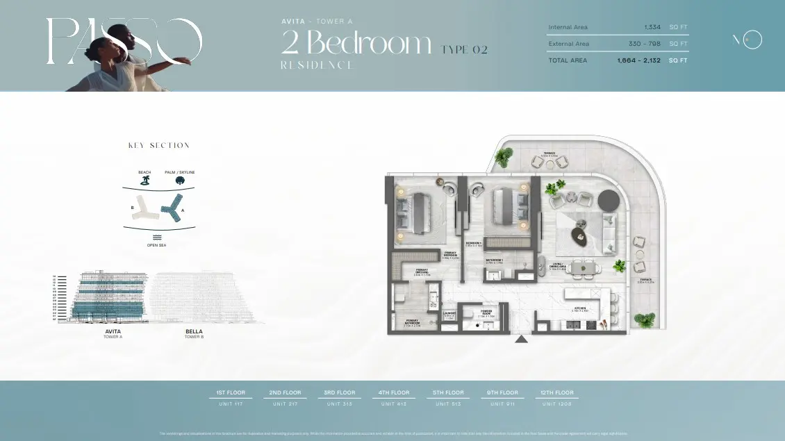 Floor plan for Type 02-R