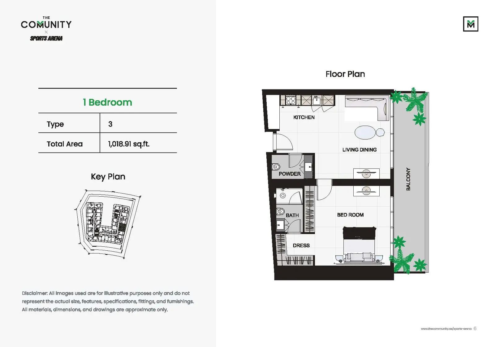 Floor plan for Type 3