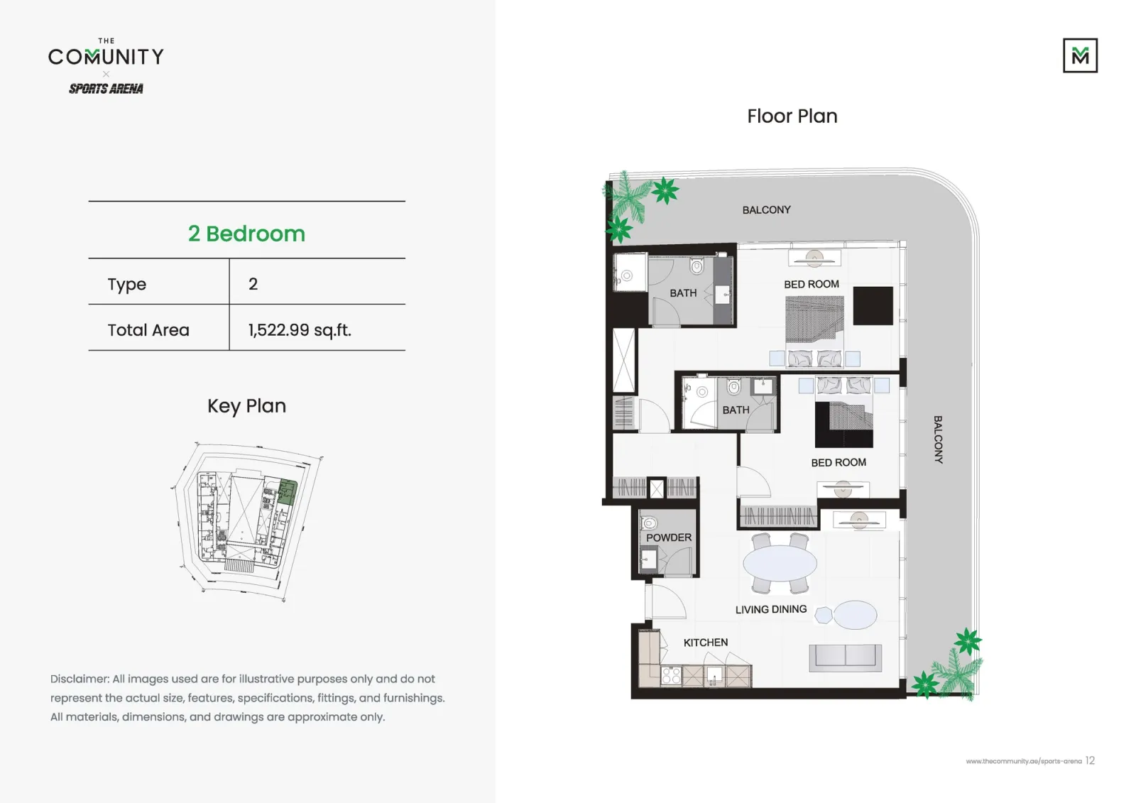 Floor plan for Type 2