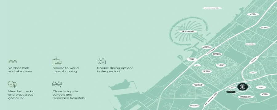 Neem at Park Five by Deyaar master plan