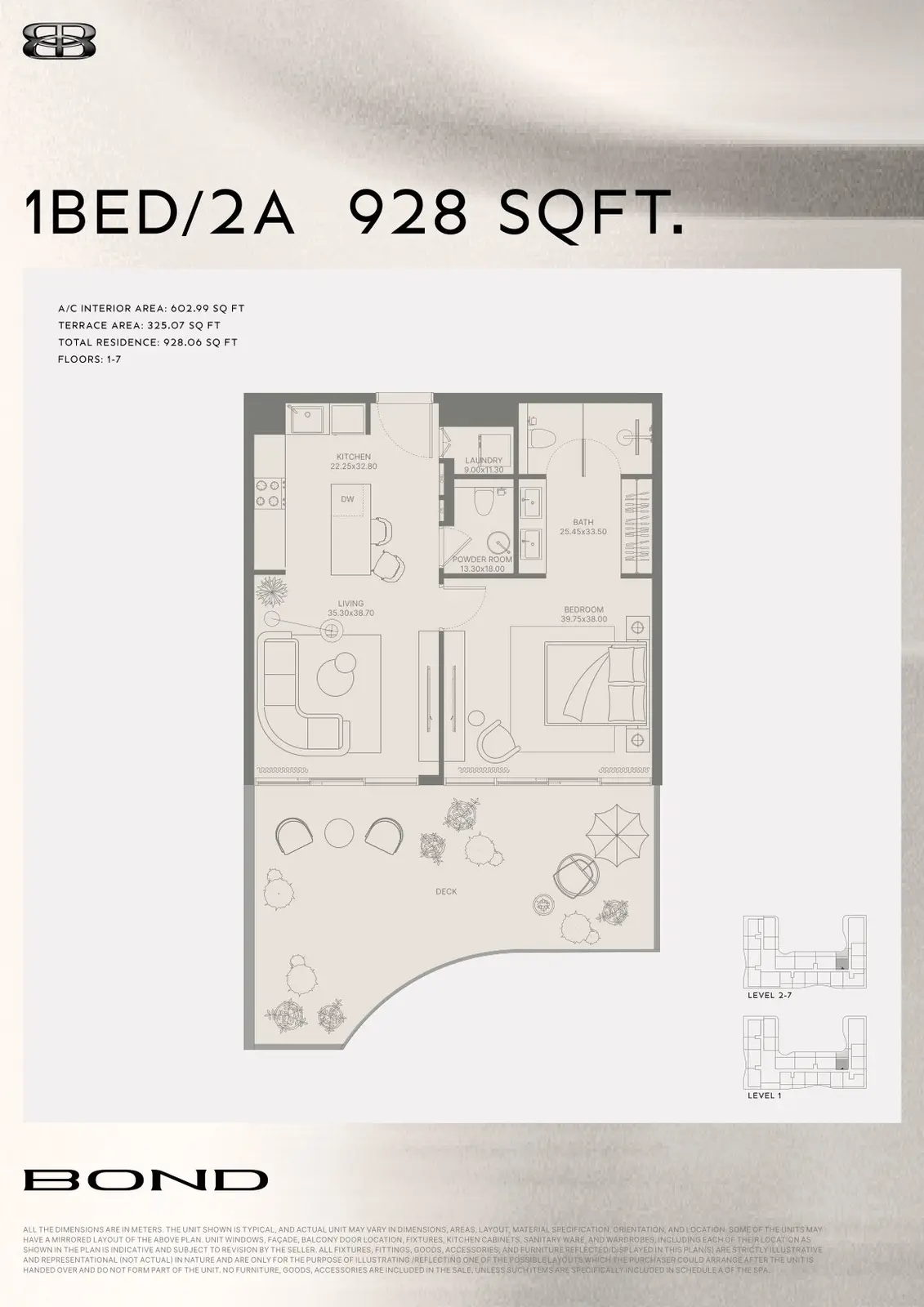 Floor plan for Type 2A
