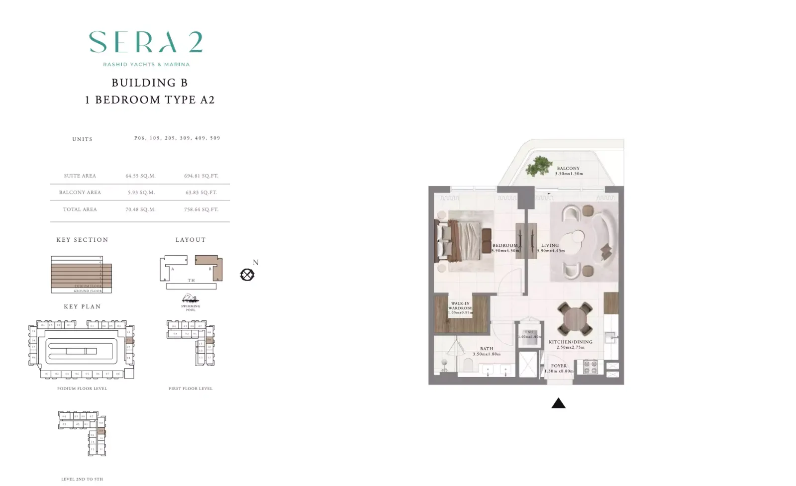 Floor plan for Type A2