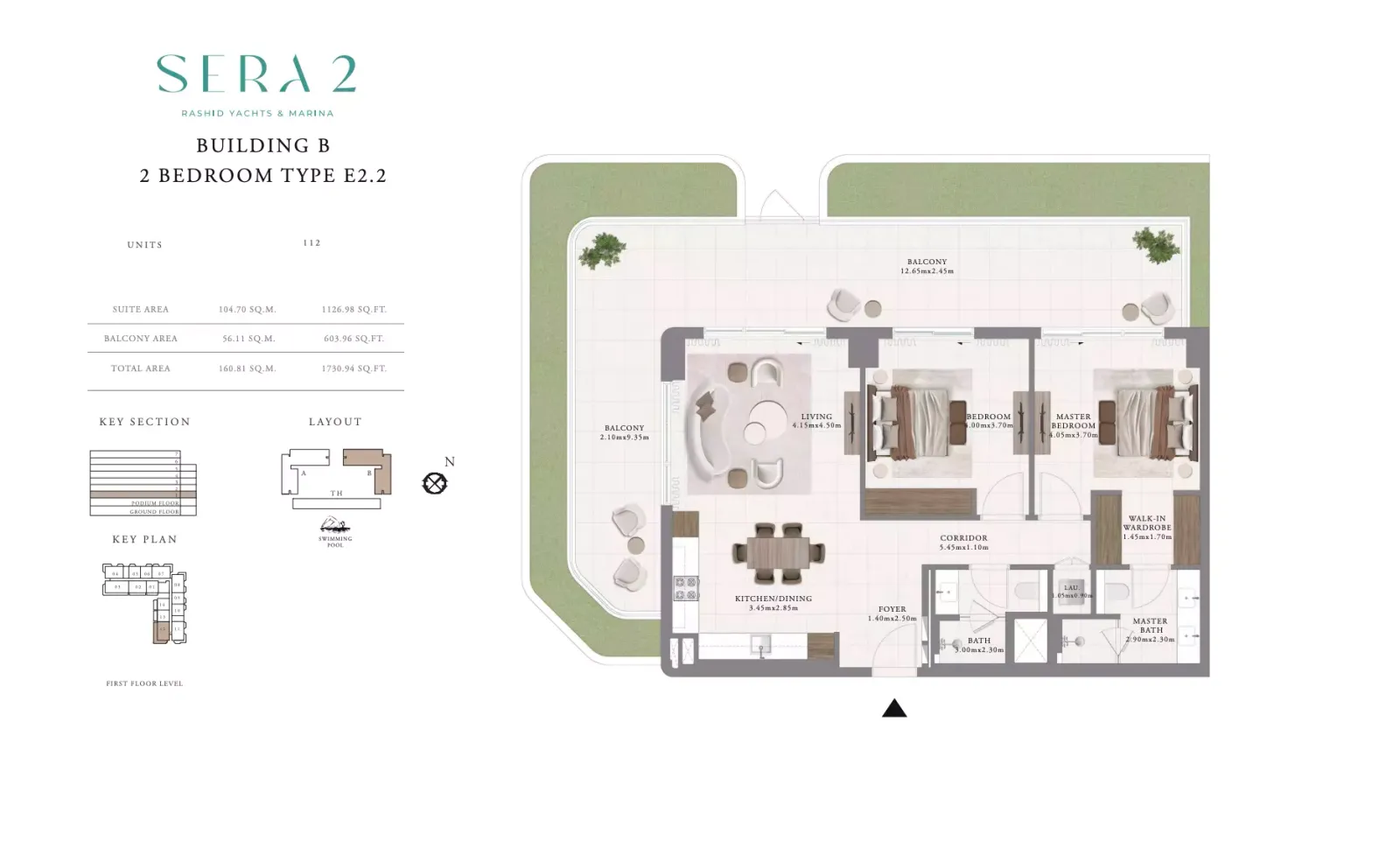 Floor plan for Type E2.2