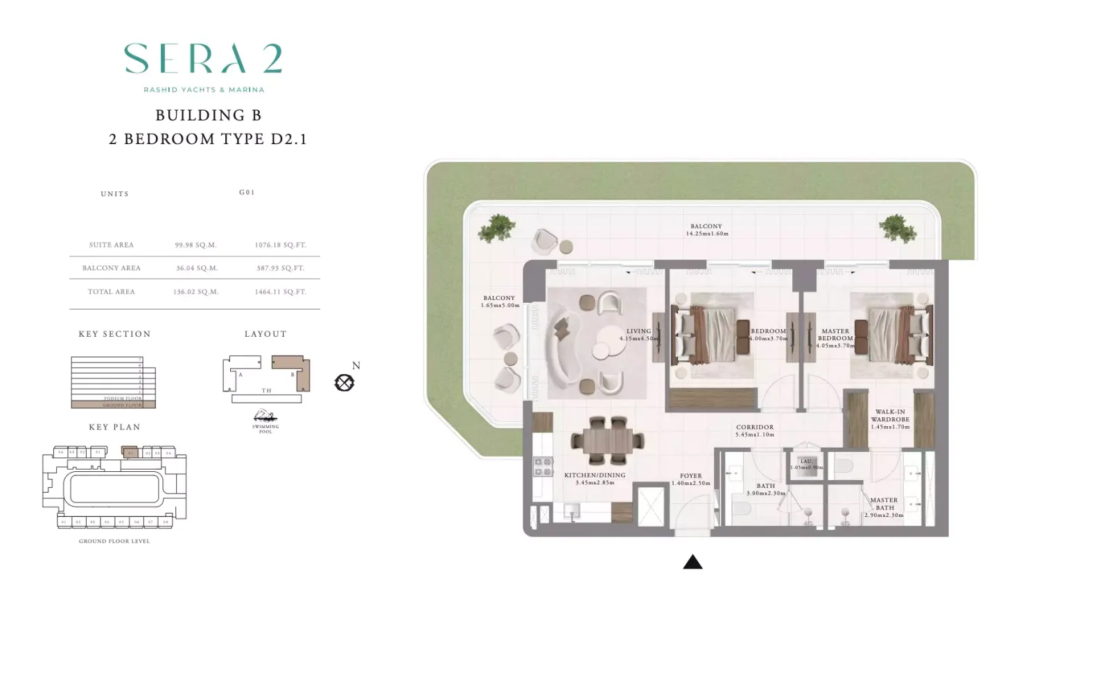 Floor plan for Type D2.1