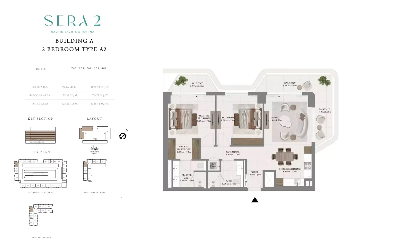Floor plan for Type A2