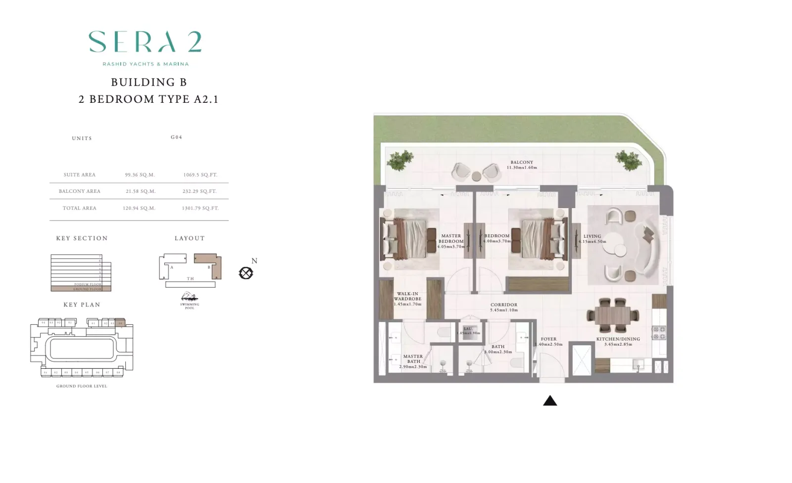 Floor plan for Type A2.1