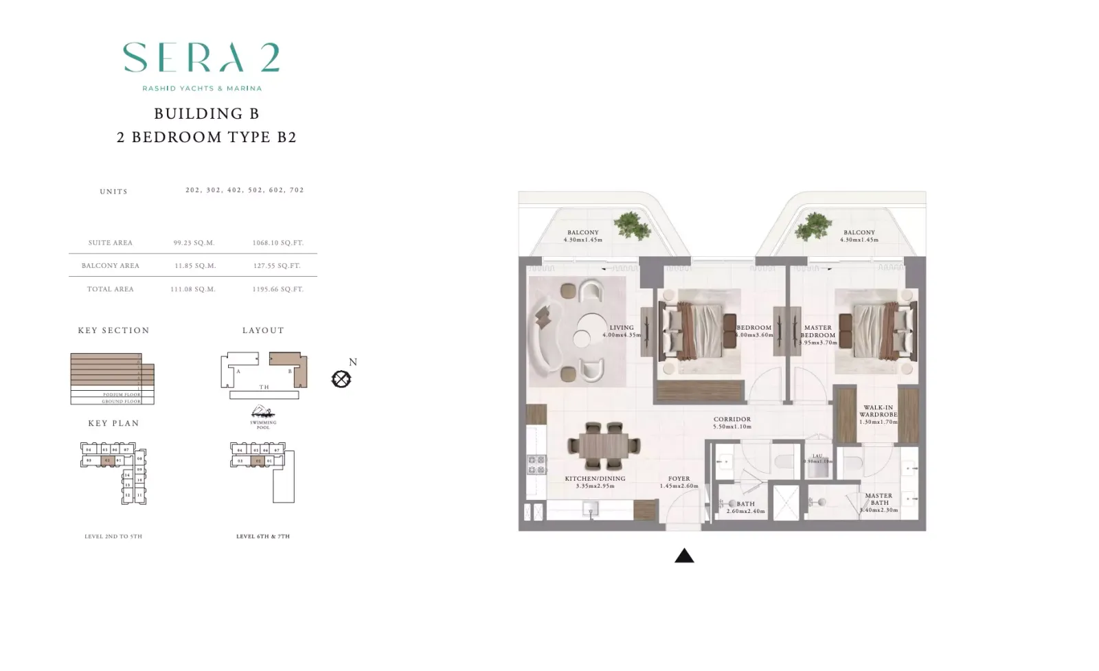 Floor plan for Type B2