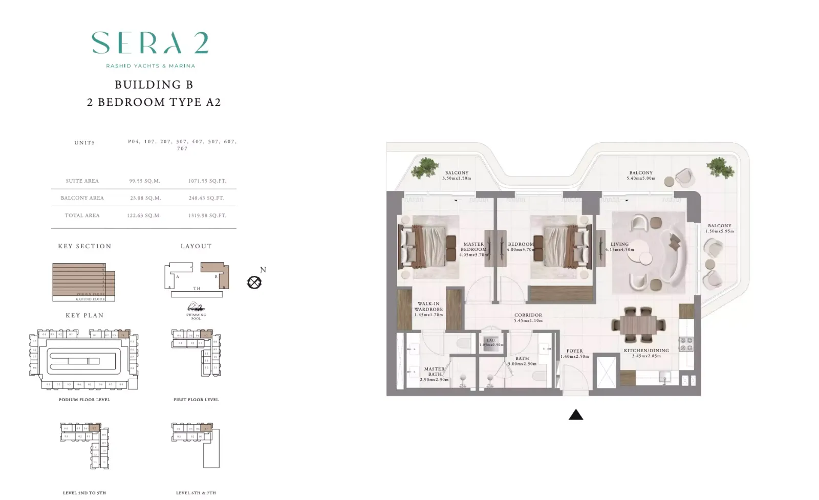 Floor plan for Type A2