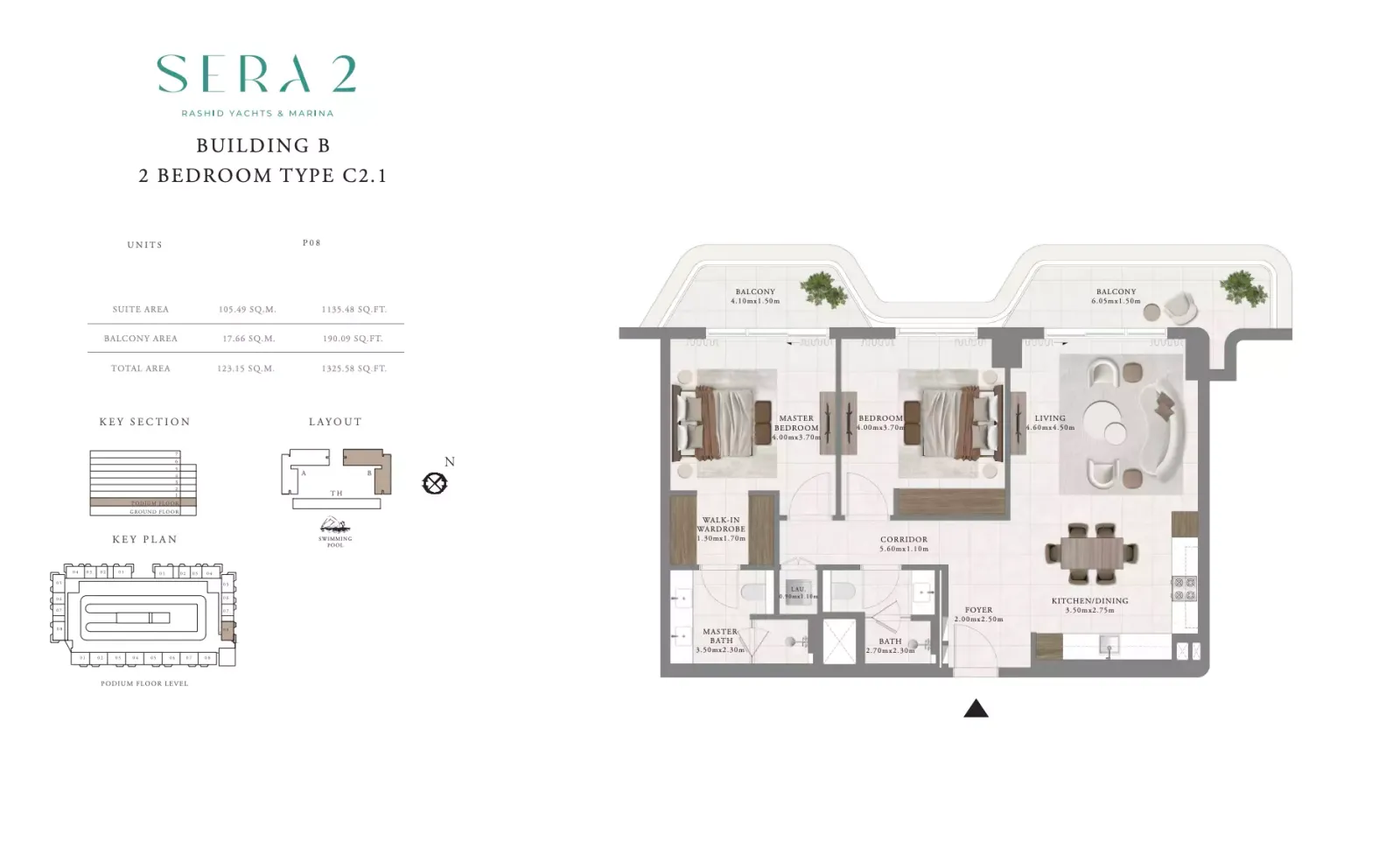 Floor plan for Type C2.1