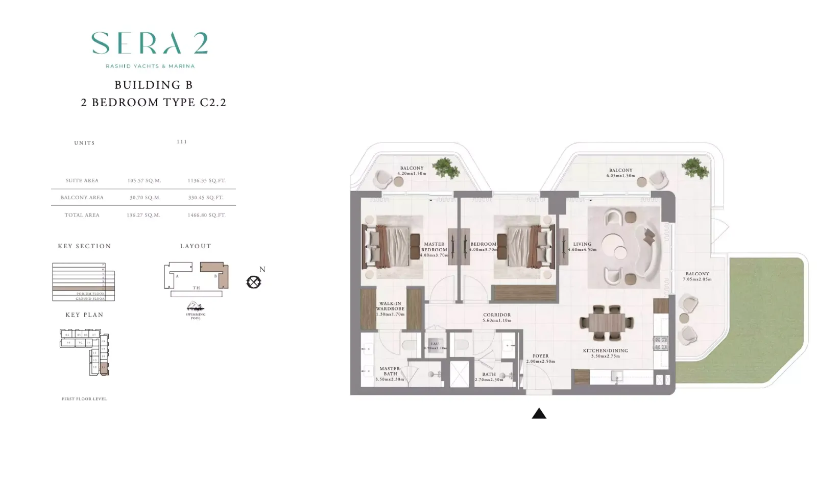 Floor plan for Type C2.2