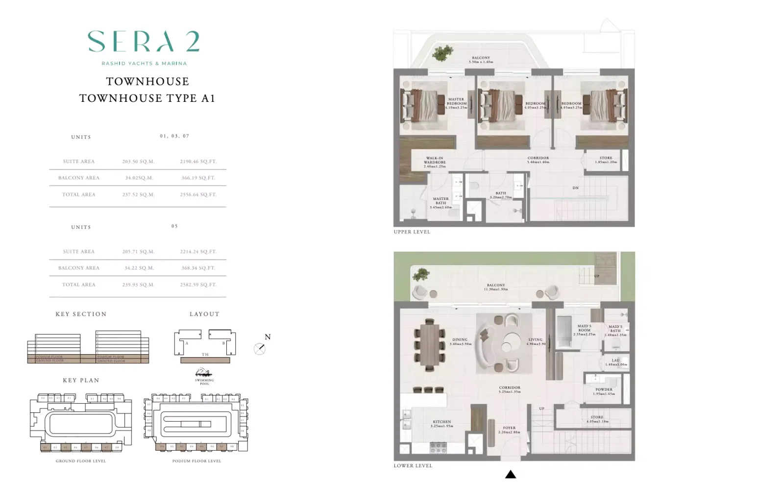 Floor plan for Type A1
