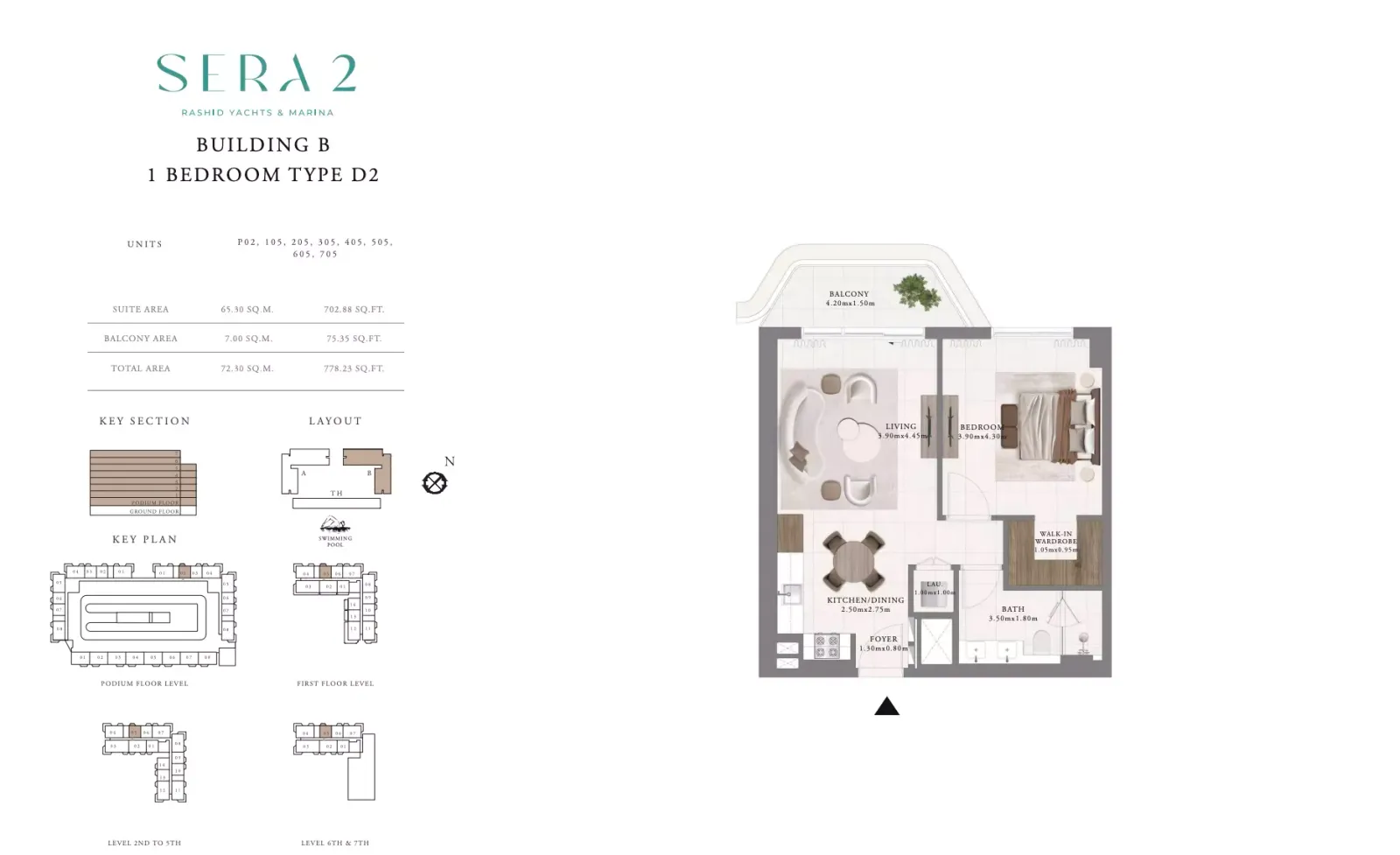 Floor plan for Type D2