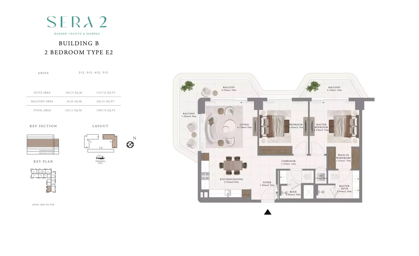Floor plan for Type E2