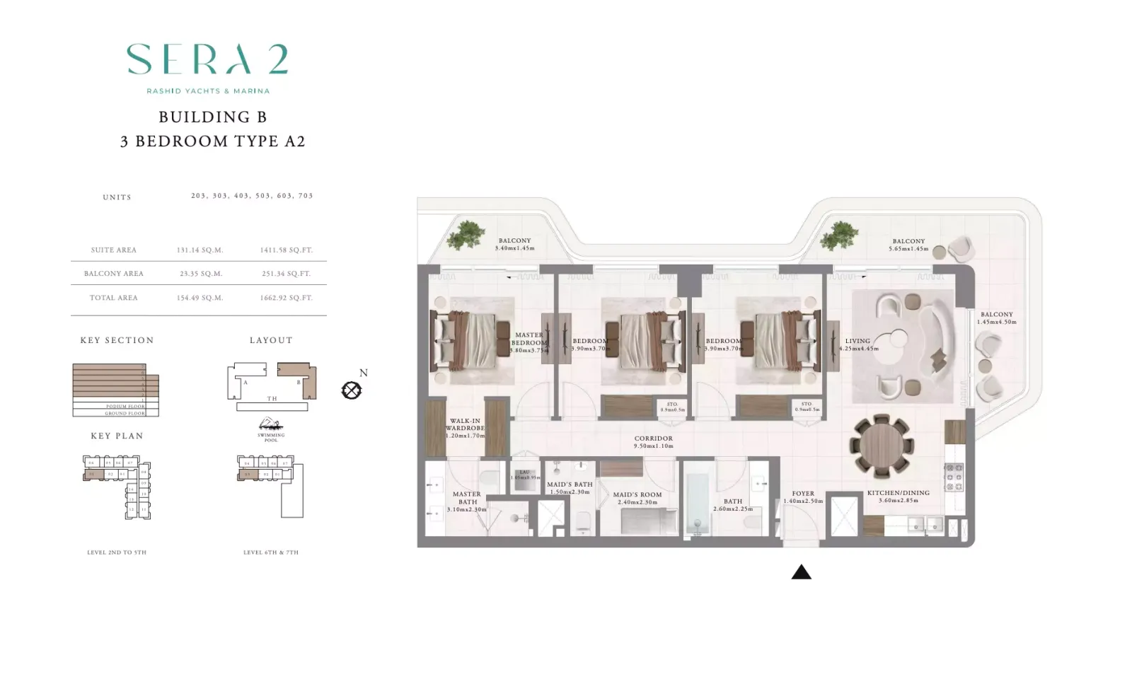 Floor plan for Type A2