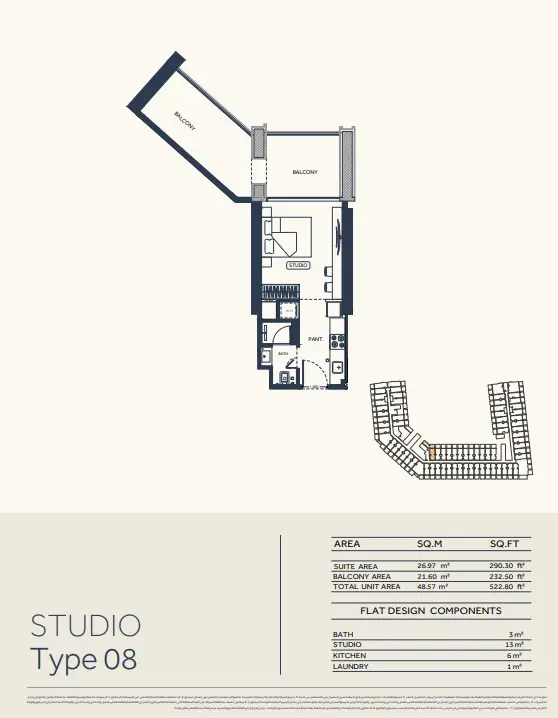 Floor plan for Type 08