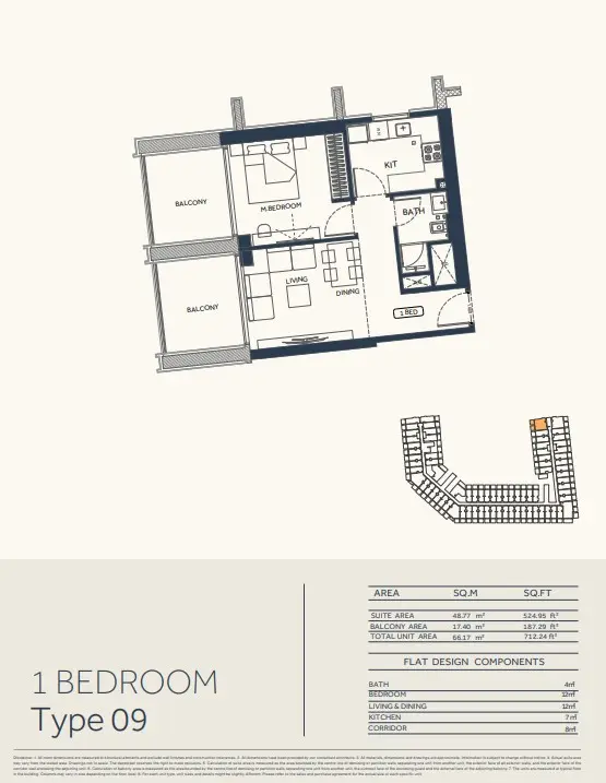 Floor plan for Type 09
