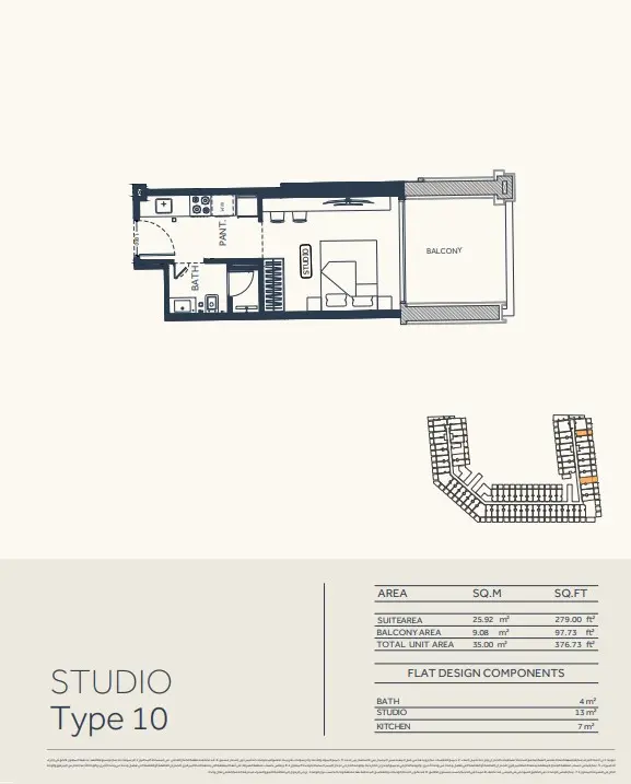 Floor plan for Type 10