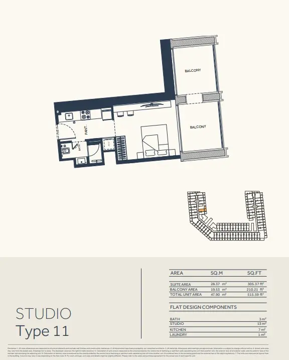 Floor plan for Type 11