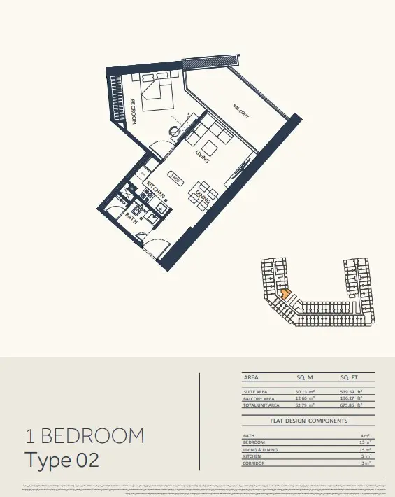 Floor plan for Type 02
