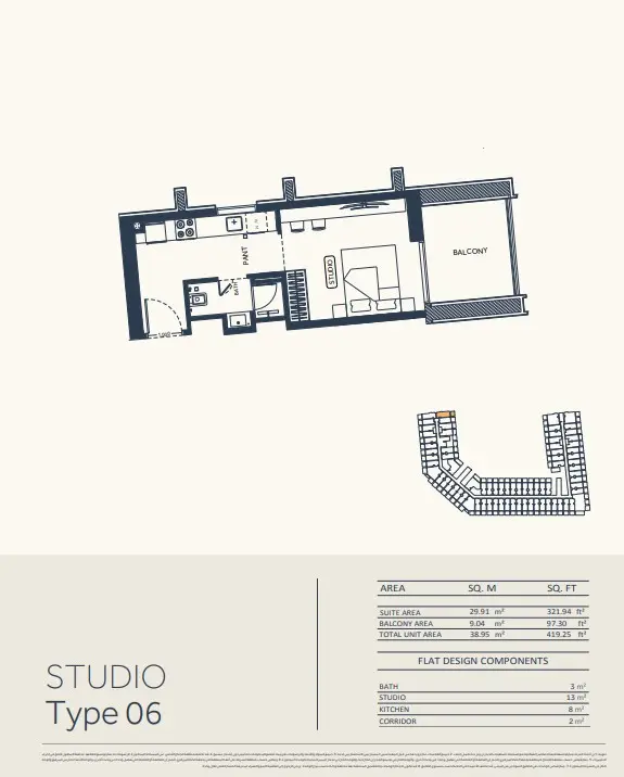 Floor plan for Type 06