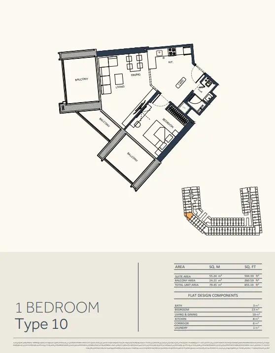 Floor plan for Type 10