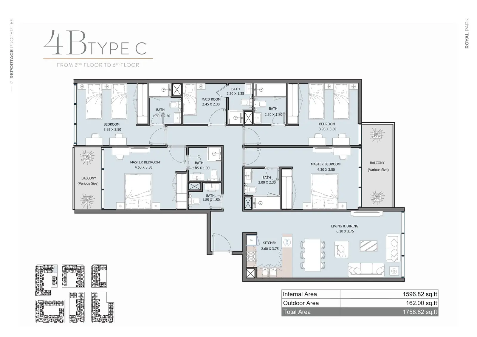 Floor plan for Type C