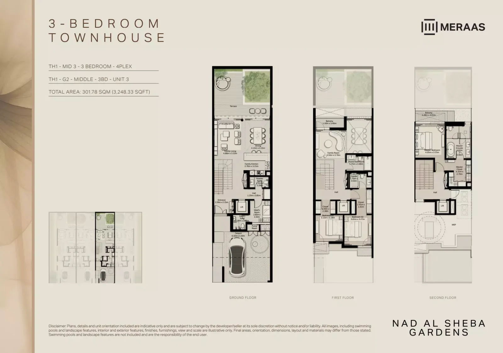 Floor plan for Type 3