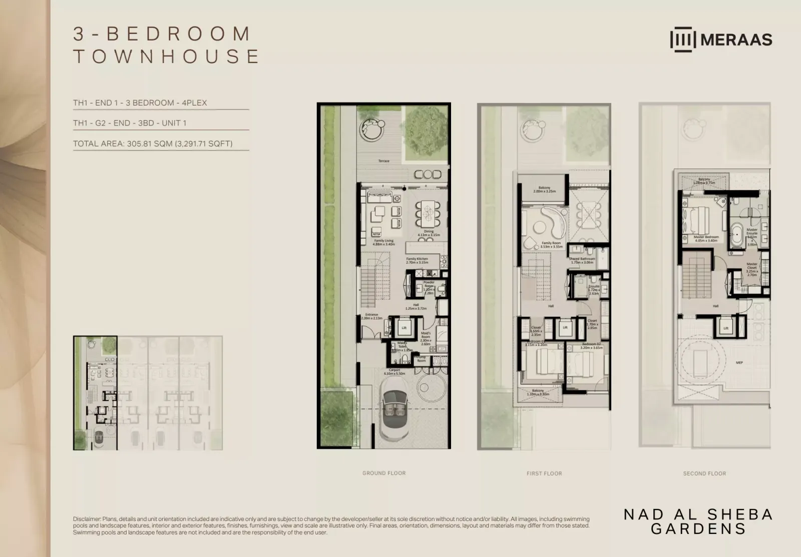 Floor plan for Type 1