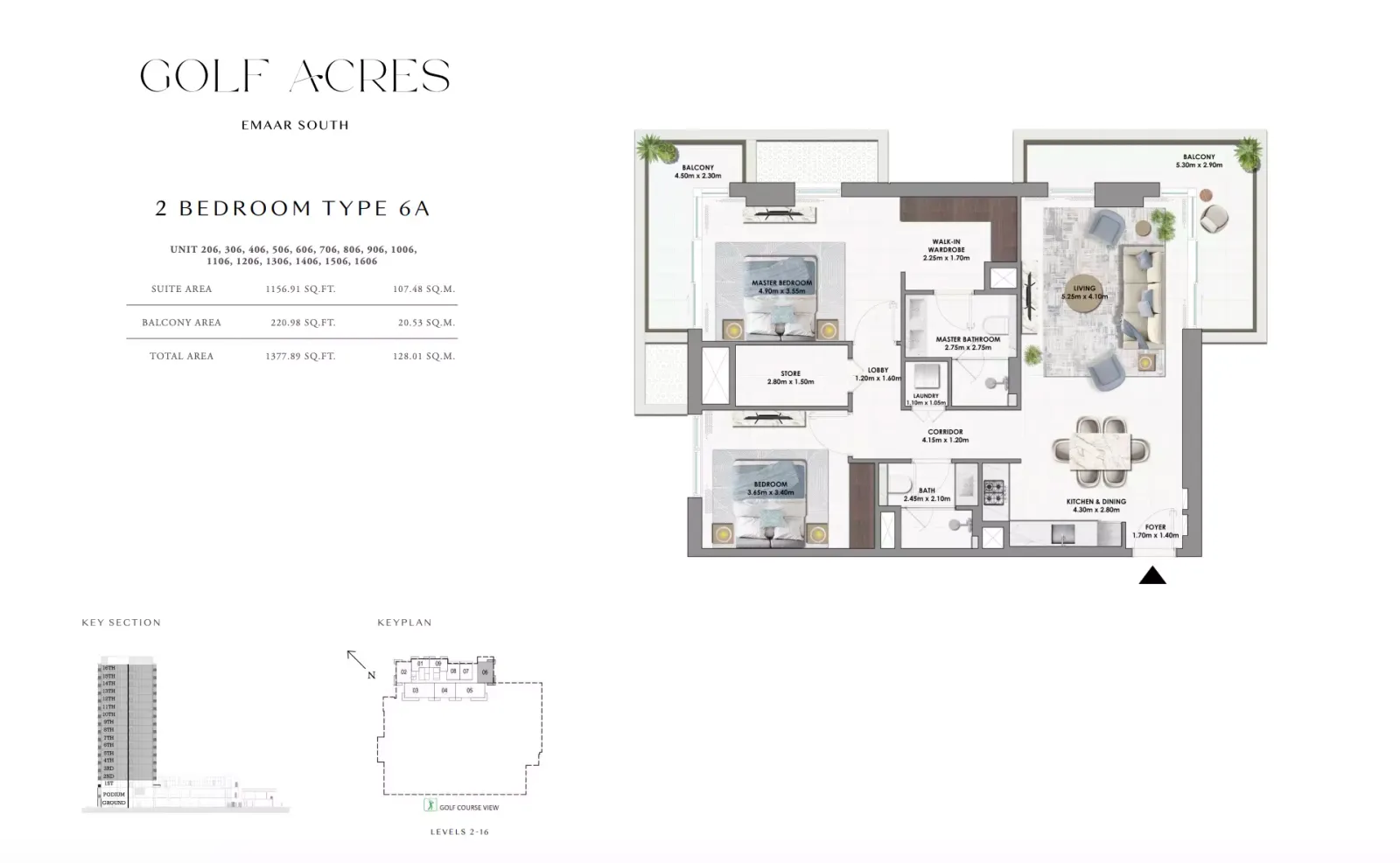 Floor plan for Type 6A