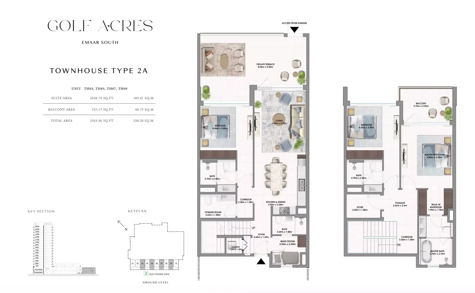 Floor plan for Type 2A