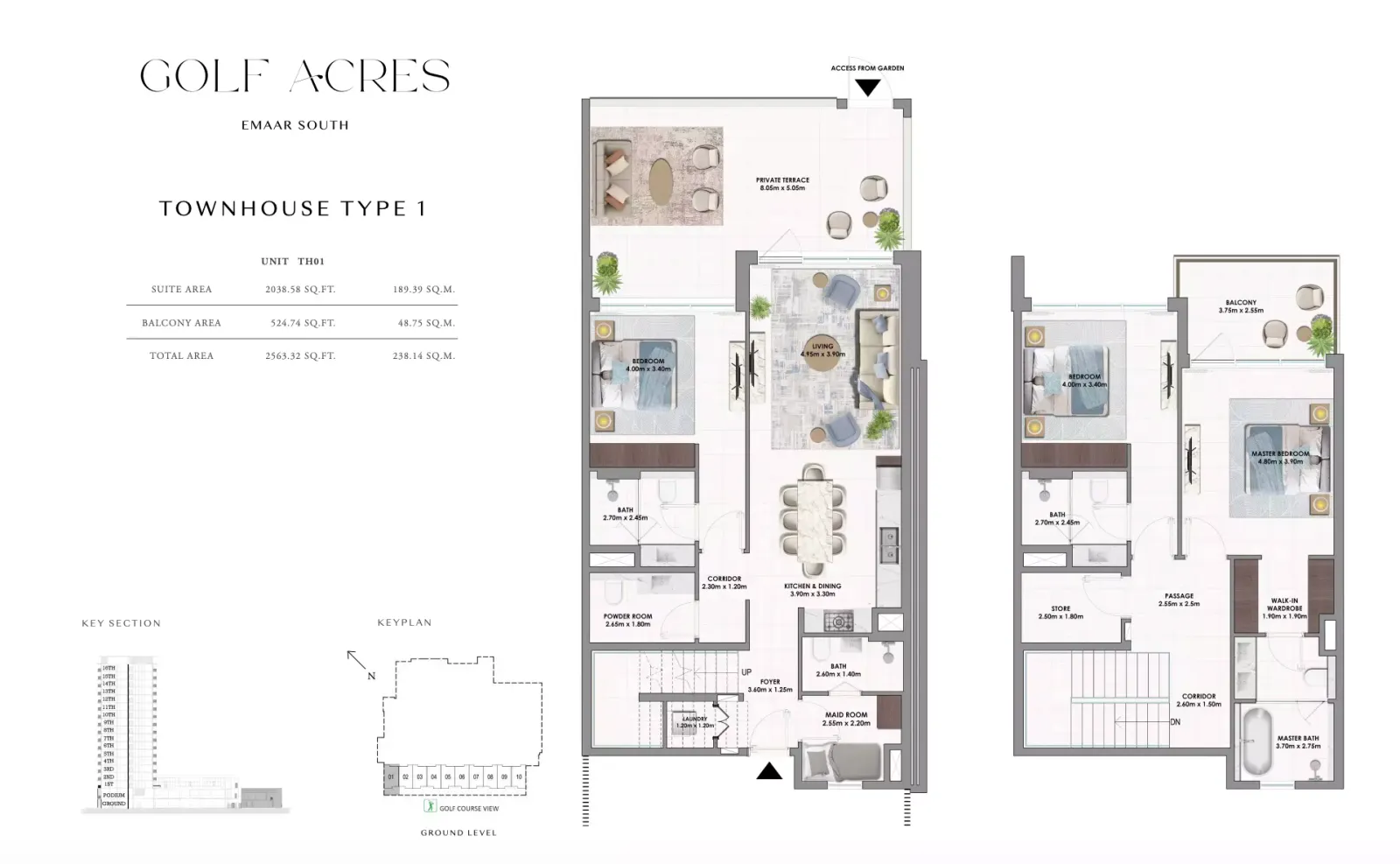 Floor plan for Type 1