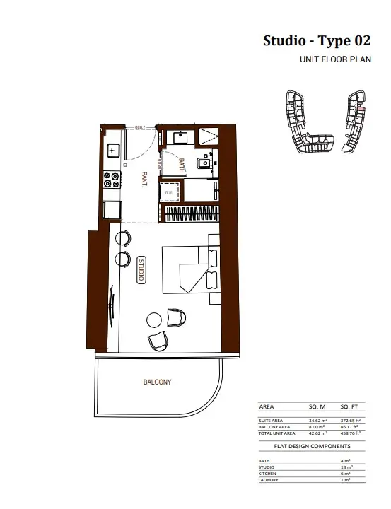 Floor plan for Type 02