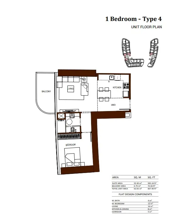 Floor plan for Type 4