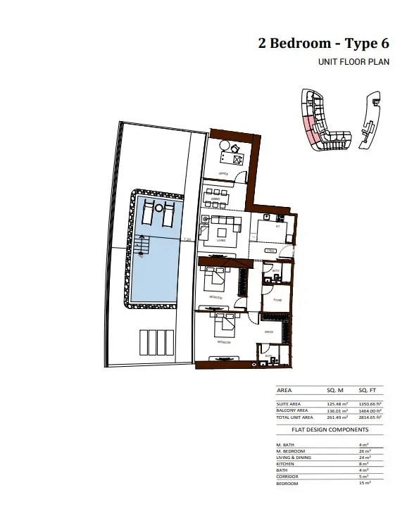 Floor plan for Type 6