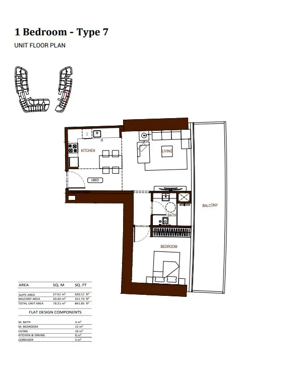 Floor plan for Type 07
