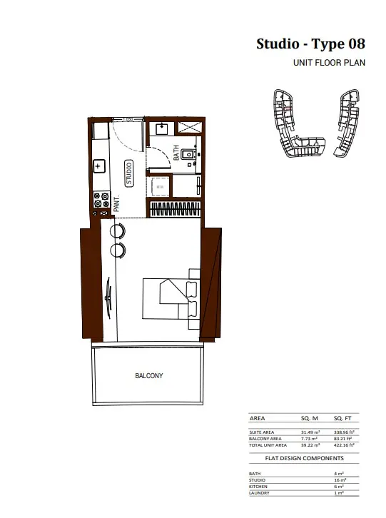Floor plan for Type 08