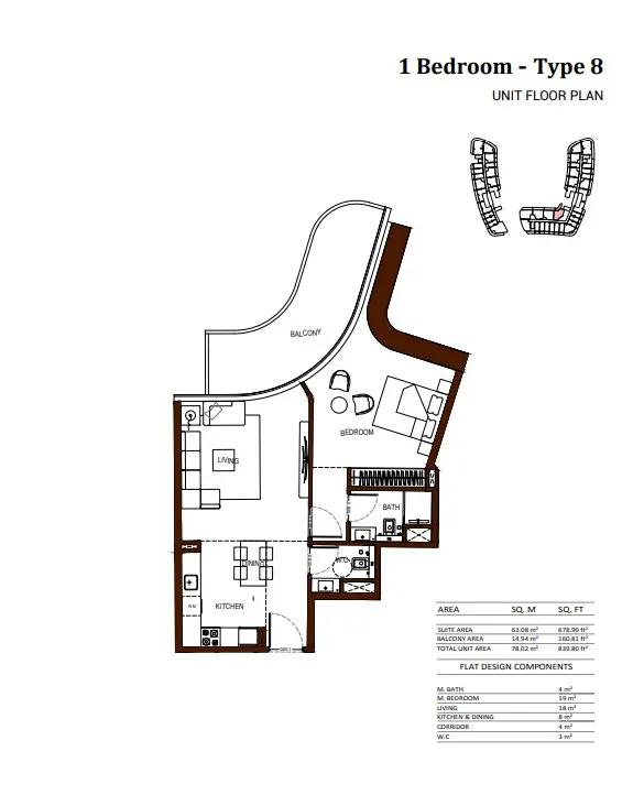 Floor plan for Type 08