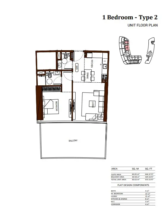 Floor plan for Type 2