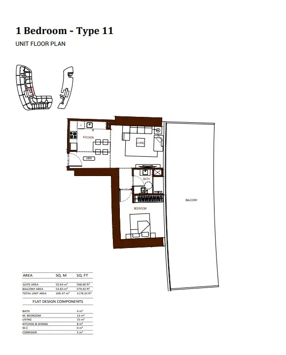 Floor plan for Type 11