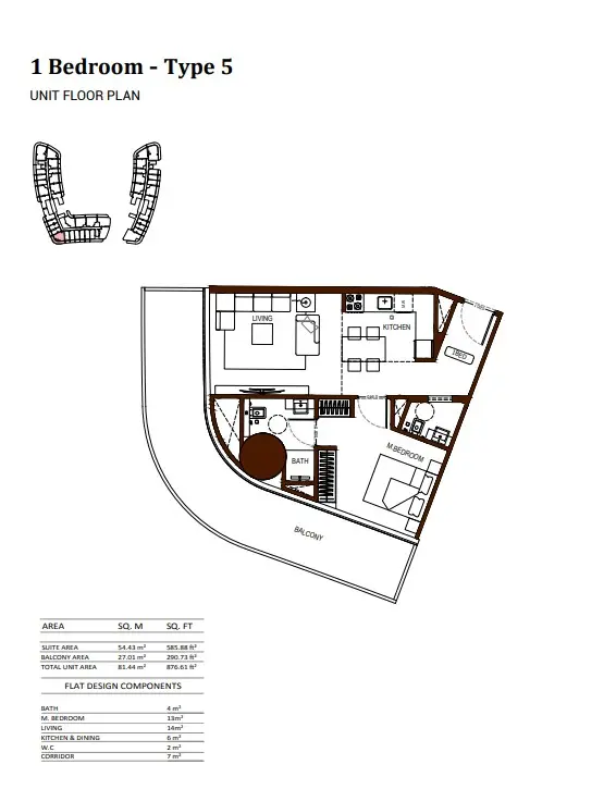 Floor plan for Type 5