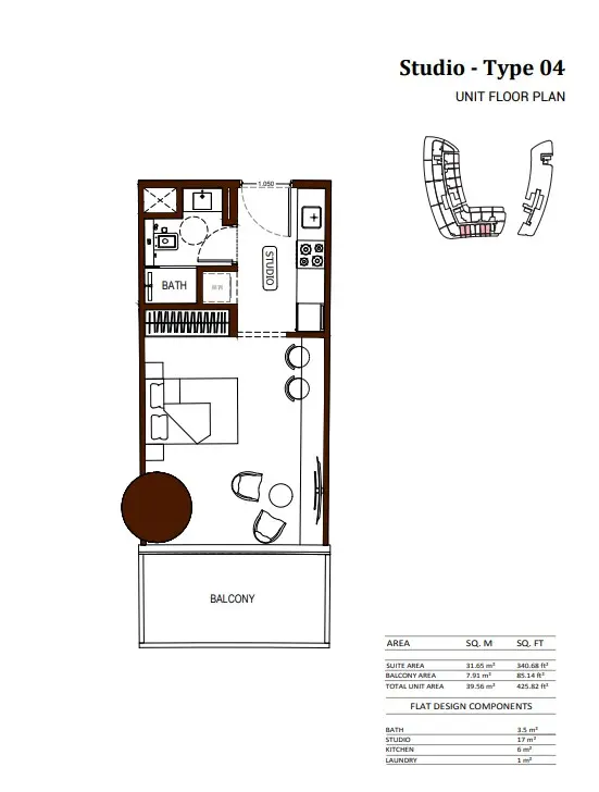 Floor plan for Type 04
