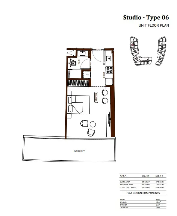 Floor plan for Type 06