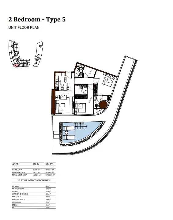 Floor plan for Type 5