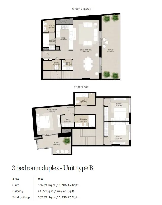 Floor plan for Type B
