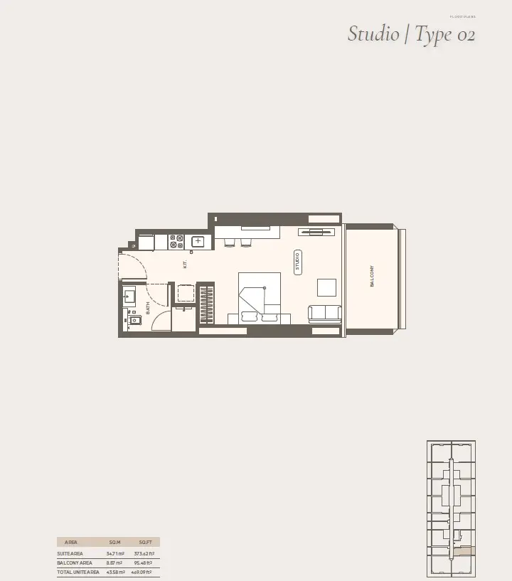 Floor plan for Type 2