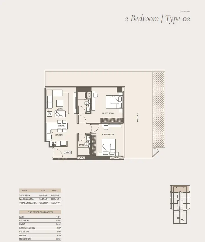 Floor plan for Type 2